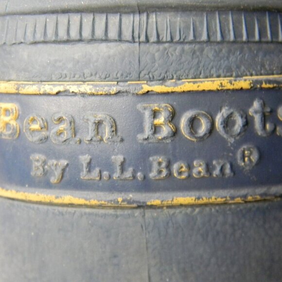 LL Bean Mens Blue Bean Boots Size 10M Made in Maine USA main image 8